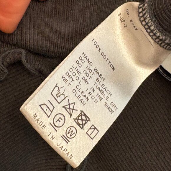 FRAMeWORK Ruffled Ribbed Mockneck TShirt - Picture 3 of 3